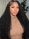 Simidola Pre Bleached Knots 13x6 HD Lace 250% Density Kinky Curly Wig