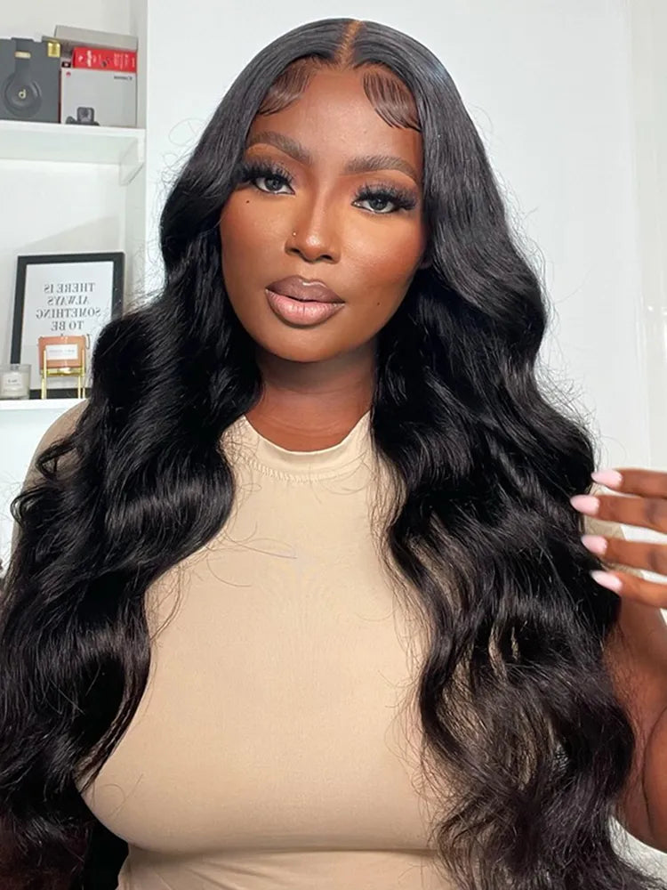 Simidola 13x4 Transparent / HD Lace 250% Density Body Wave Wig Natural Pre Plucked