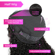 Vshow Butterfly Cut Yaki Body V Part Wigs With Drawstring 100% Human Hair Wigs