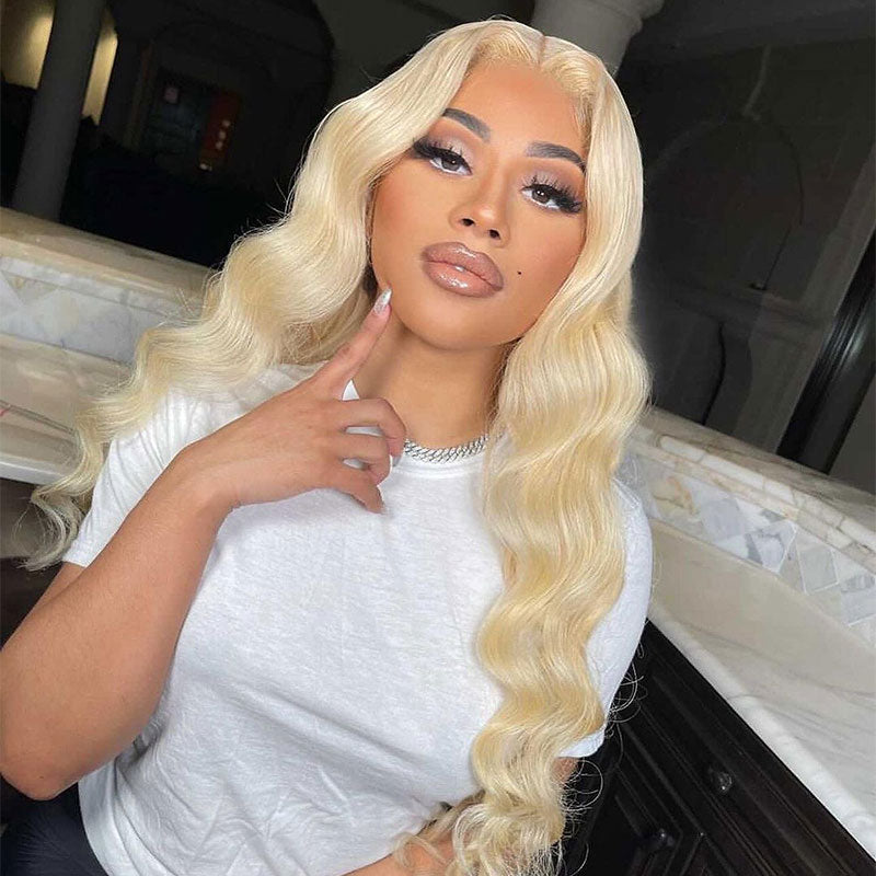 Seegethair 613 Honey Blonde Body Wave Hair Wear Go Glueless Wigs Pre-cut Lace Wigs