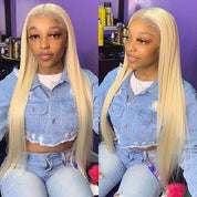Seegethair 613 Honey Blonde Straight Hair Wear Go Glueless Wigs Pre-cut Lace Wigs