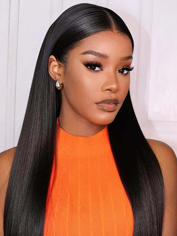 Simidola Pre Bleached Knots 13x6 HD Lace 250% Density Straight Hair Wig