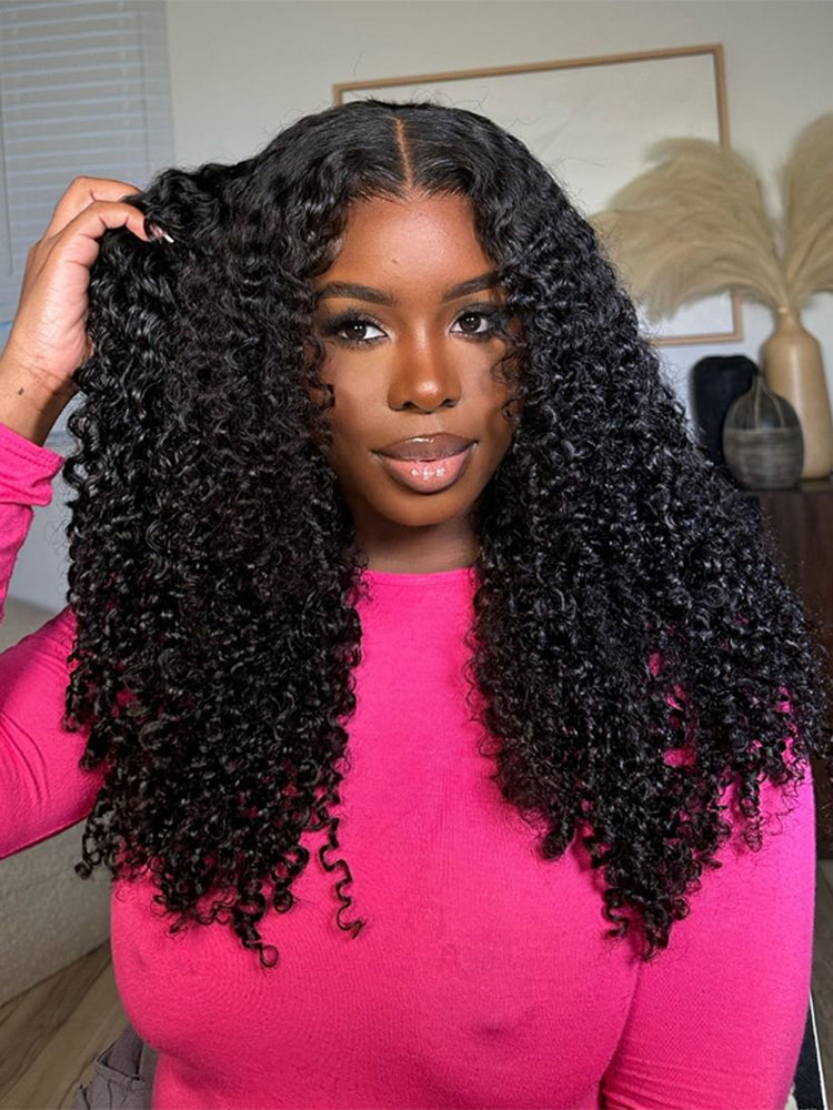 Simidola M-CAP Wear Go 9x6 HD Lace Pre Bleached Tiny Knots Kinky Curly Glueless Wig