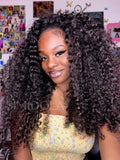 @admirem3me Same 26inch Simidola Raw Burmese Curly Human Hair Wear Go Wig With Elastic Drawstring Seamless Flip Over Wig for Beginners