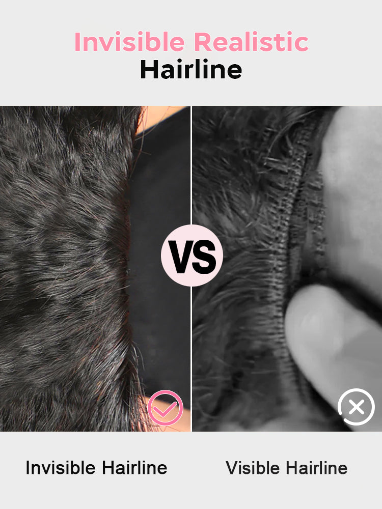 Simidola Glueless Body Wave 3 In 1 Half Wig Drawstring Band Wear Go Wig Invisible Hairline