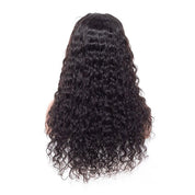 Seegethair Water Wave 7x5 HD Lace Glueless Human Hair Wigs With Drawstring Bleached Knots Nautral Curly Wigs