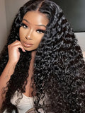 Simidola Pre Bleached Knots 13x4 Invisible HD Lace Water Wave Wig