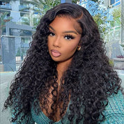 Seegethair Water Wave Mini Bleached Knots Wear Go Wigs 7x5 Larger HD Lace Wigs For Women