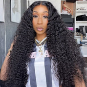 Seegethair Water Wave Mini Bleached Knots Wear Go Wigs 7x5 Larger HD Lace Wigs For Women