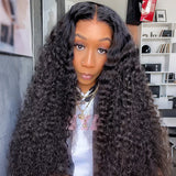 Seegethair Water Wave Mini Bleached Knots Wear Go Wigs 7x5 Larger HD Lace Wigs For Women