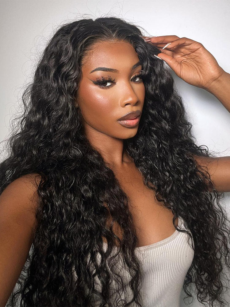 Simidola Pre Bleached Knots 13x6 HD Lace 250% Density Water Wave Wig