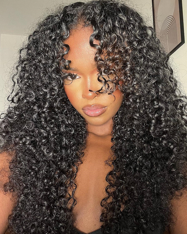 Simidola M-CAP Wear Go 9x6 HD Lace Pre Bleached Tiny Knots Water Wave Glueless Wig